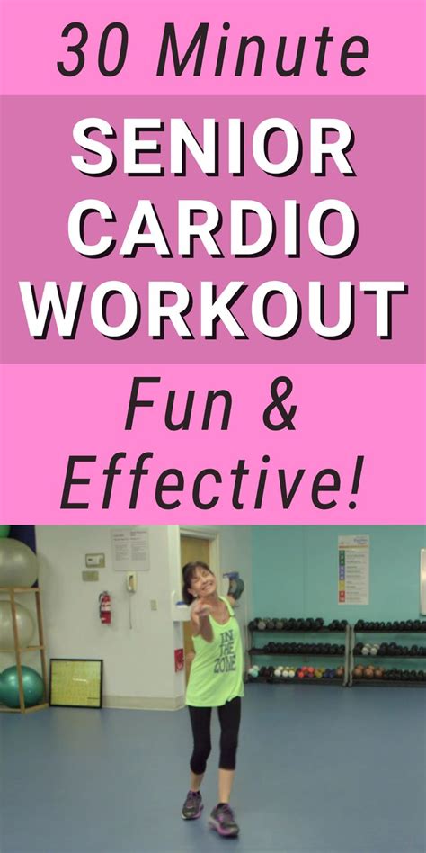 30 Minute Cardio Workout For Seniors Fitness With Cindy In 2021 30
