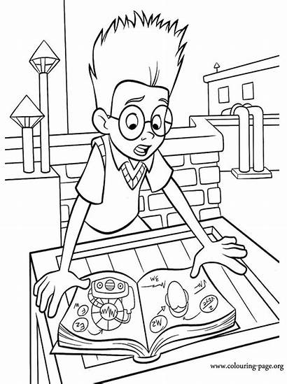 Meet Coloring Robinsons Machine Lewis Colouring Printable