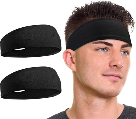 Flintronic Deportes Diadema 2 Piezas Elástica Cinta De Pelo Deportiva