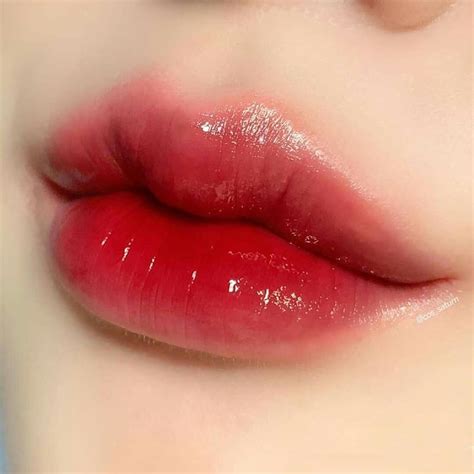 Best Korean Gradient Lips Ideias De Maquiagem Maquiagem De Olhos Coreana Cores Para Lábios