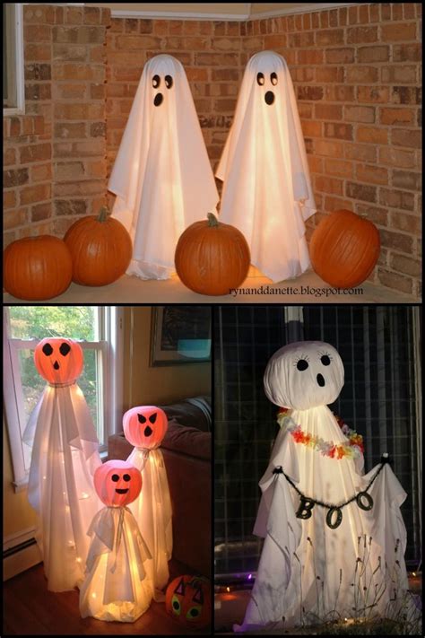 Make Tomato Cage Ghosts For A Quick And Easy Halloween Decor Halloween Dekoration Party Diy