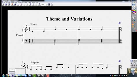 Theme And Variations Music Theory Youtube