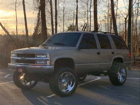 1999 Chevrolet Tahoe With 22x12 44 Monster Offroad M07 And 35125r22