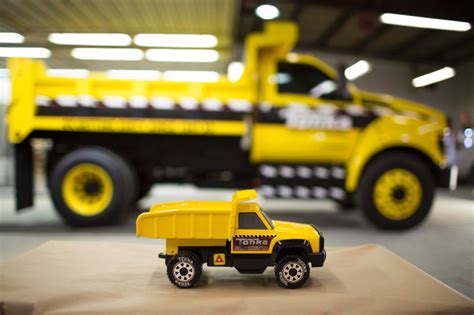 Ford Goes Further “real Life” Tonka F 750 Dump Truck To Visit