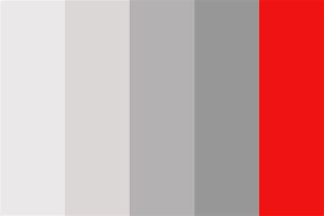 Grey Red Color Palette Colorpalettes Colorschemes Design