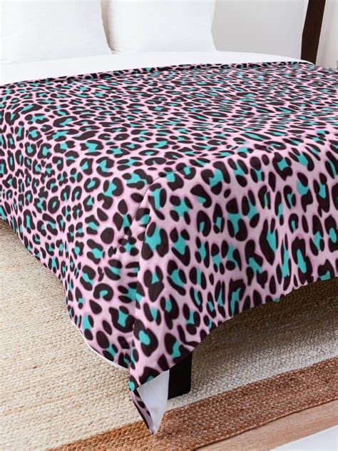 Leopard Design Print Pink Leopard Comforter By Iclipart Animal Print