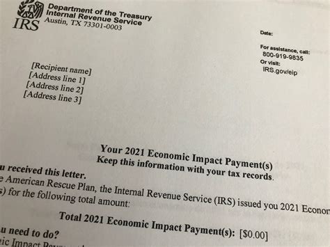 Economic ImPAct PAyment Recovery Rebate Credit