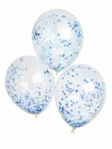 11 Confetti Latex Balloons Whyzee