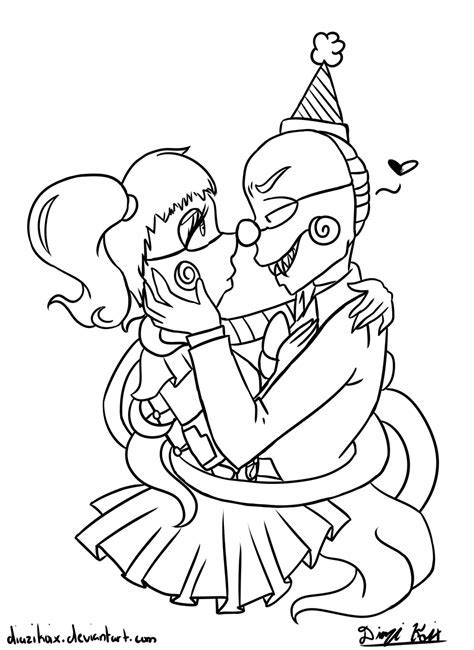 Ballora Coloring Page Coloring Home