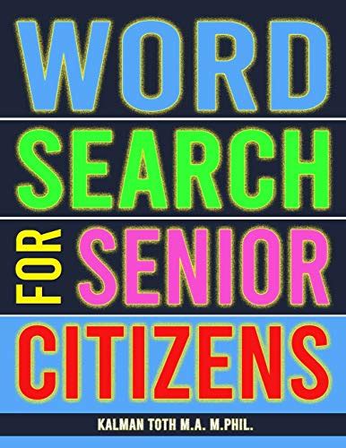 Word Search For Senior Citizens 133 Extra Large Print Word Search