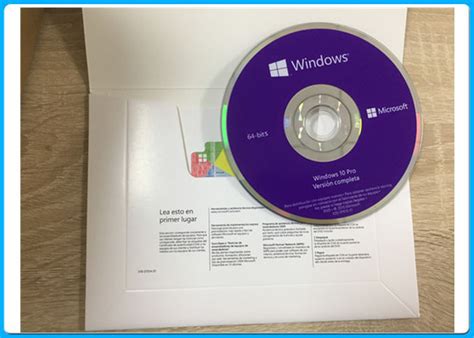 Genuine Microsoft Windows 10 Pro Software Oem Box 64 Bit Dvd Coa