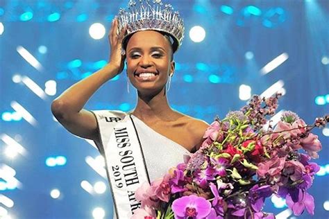 May 17 2021 06:55:03 am. Zozibini Tunzi crowned Miss South Africa 2019