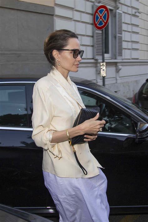 Angelina Jolies Milky Manicure Is As Classic As It Gets