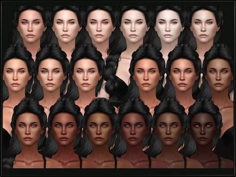 The Sims 4 Custom Skin Tones Horregister