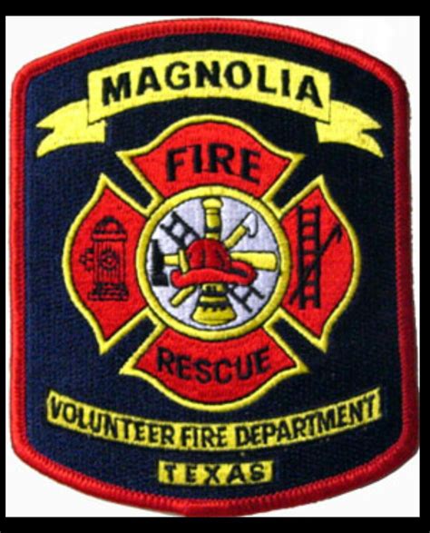 Magnolia Texas Fd Patch Fire Badge Fire Trucks Fire Rescue