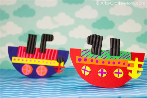 Rocking Boat Paper Craft With Video Tutorial