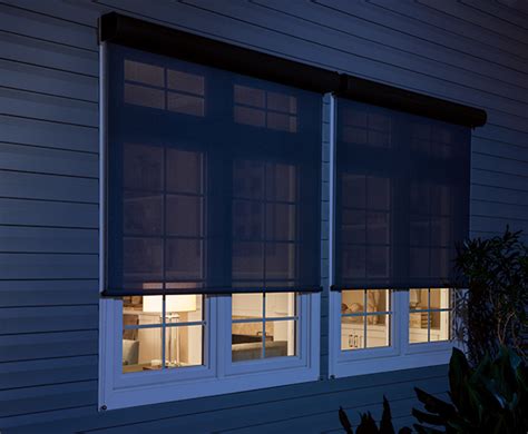 Exterior and interior solar screens for windows, uv protection films and other types of solar screens and blinds in one article. LightWeaves® Solar Shades - ZBlinds