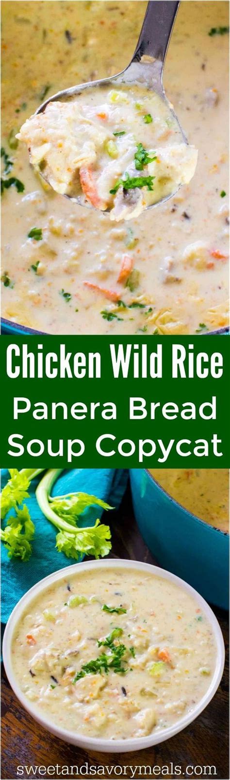 *see notes below for cooking time adjustments*. Panera Bread Chicken Wild Rice Soup Copycat [VIDEO ...