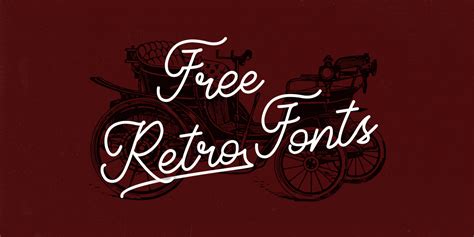 Best Free Vintage Logo Fonts Poletoronto