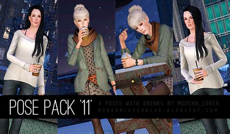 My Sims 3 Poses №11 Pose Pack 4 Poses With Drinks By Modernlover