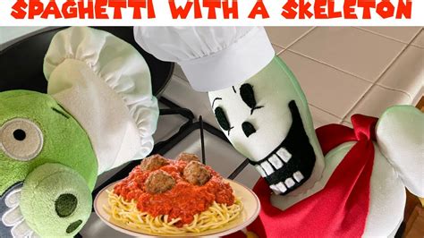 Cooking Ala Chef Piggy Spaghetti With A Skeleton Youtube