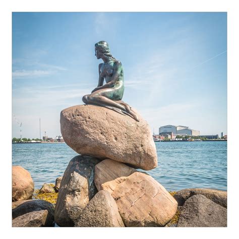 Statue In Kopenhagen Dekoglas
