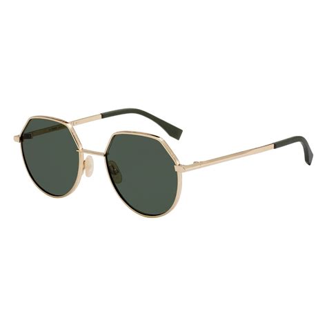 Fendi Mens Sunglasses Rose Gold Green Fendi Touch Of Modern