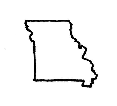 Missouri Outline Map Clipart Best Clipart Best Images And Photos Finder