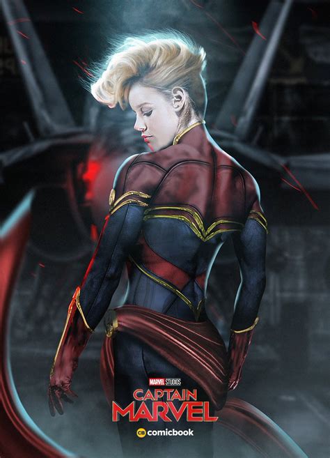 Cool New CAPTAIN MARVEL Fan Art Gives Brie Larson The Mohawk And The Mask