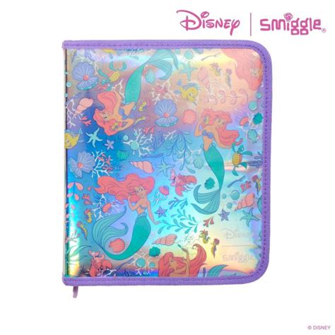 Smiggle Disney Princess Pencil Case And Crayons Stationery Set Kit