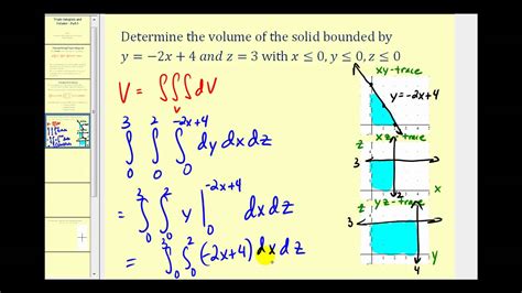 Updated Version Available Triple Integrals And Volume Part 1 Youtube