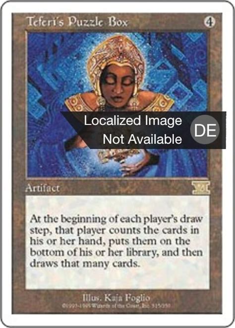 You do your normal draw before this ability is put on the stack. Teferi's Puzzle Box · Classic Sixth Edition (6ED) #314 ...