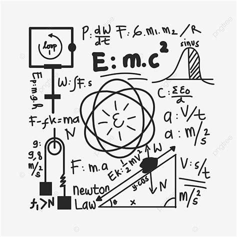 Physics Doodle Art Physics Drawing Doodle Drawing Physics Sketch Png