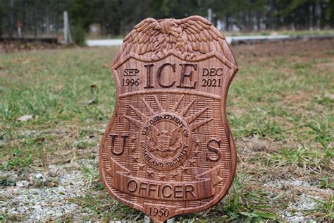 Us Immigration And Customs Enforcement Plaque