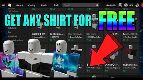 How To Get Free Shirts In Roblox Youtube