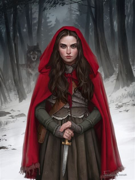 Sleight Of Hand An Art Print By Fernanda Suarez Red Riding Hood Art