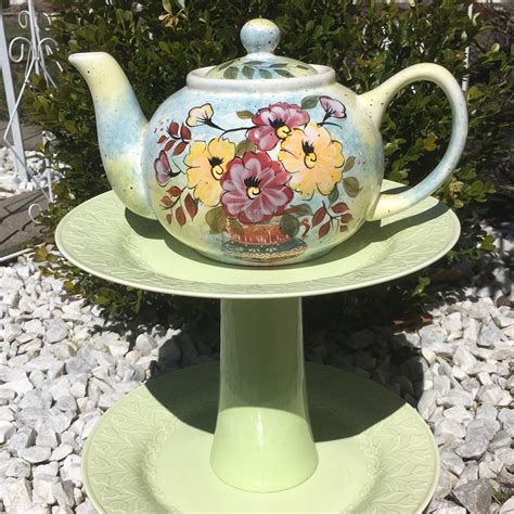 Another Teapot Whimsy To Adorn Your Yard And Feed Your Feathered