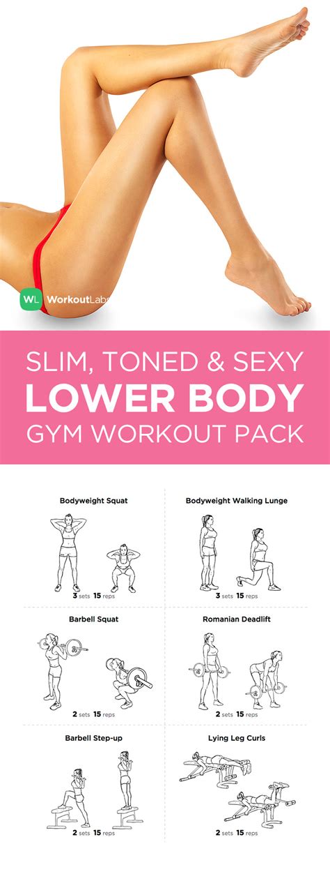 Slim Toned And Sexy Lower Body Workout Pack For Women