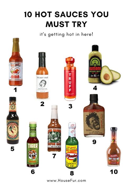 10 Of The Best Hot Sauces You Need To Try Hot Sauce Sauce Hot Sauce Recipes
