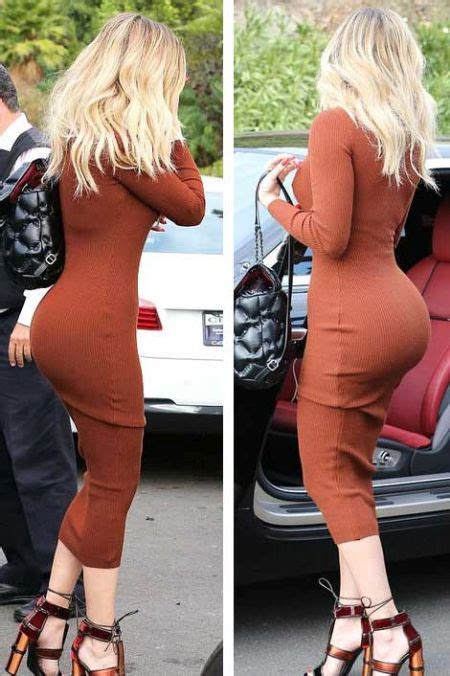 Khloe Kardashian Shows Off Her Curves In A Sexy Dress 7 Pics