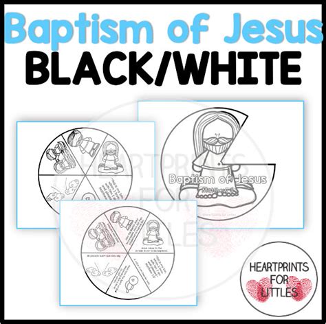 Baptism Of Jesus Bible Story Wheel Bible Story Craft Sunday Etsy