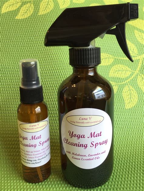 Yoga Mat Spray With Essential Oils - Etsy