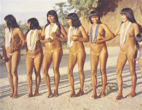 Xingu Naked White Woman