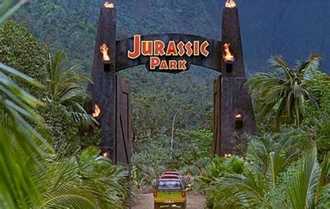 All That Remains Of The Entrance To Jurassic Park