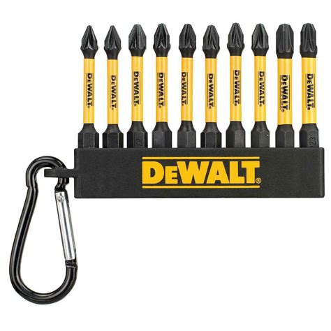 dewalt dt7274 qz 57mm pozi phillips high impact screwdriver bit set pz2 pz3 ph2 primetools