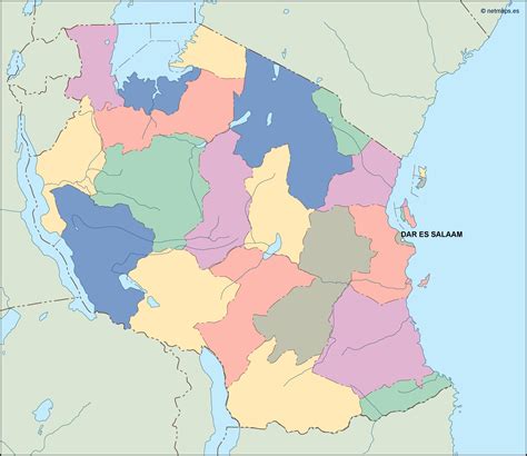 Tanzania Maps Netmaps Leading Mapping Company