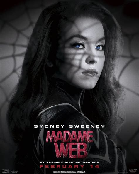 Sydney Sweeney Madame Web Posters And Trailer 2024 Hawtcelebs