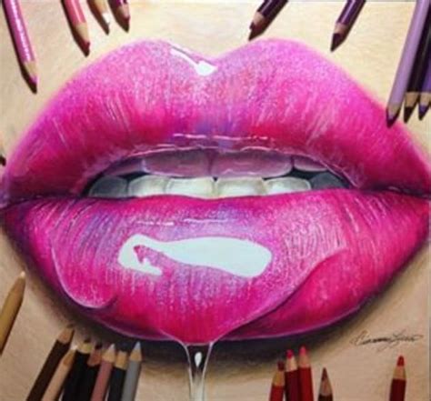 Es ist zeit, deine lippen zu färben. #lips #art #pink | Lippen zeichnen, Bilder selber malen ...