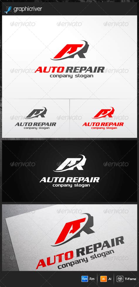 Auto Repair Logo Templates By T Famz Graphicriver