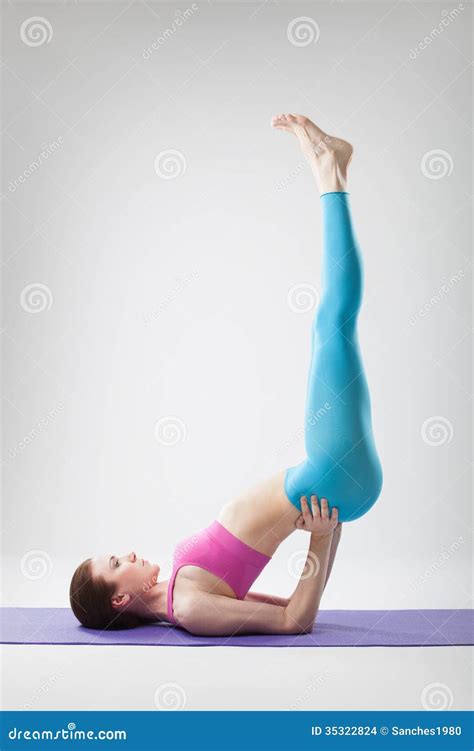 The Yoga Woman Stock Photo Image Of Girl Aerobics Balance 35322824